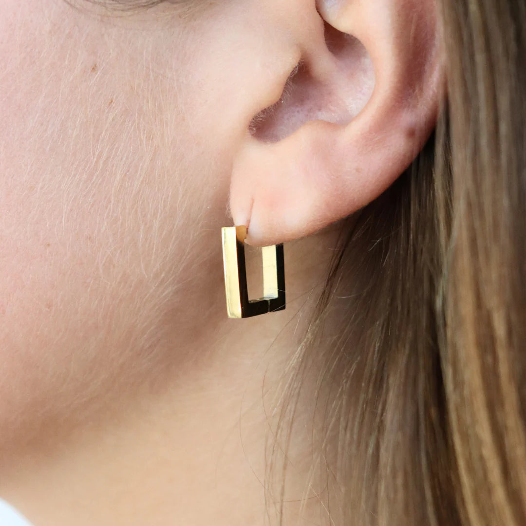 AC Rectangular earrings